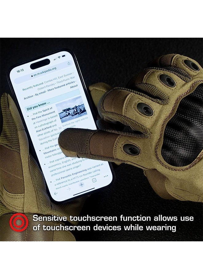 Arabest Airsoft Tactical Gloves for Men, Touchscreen Fingertip, Grip and Palm, Durability and Longevity, Reduce Hand Sweat, Durable Gear for Shooting, Swat, Paintball, Outdoor Sport for Youth - Image 4