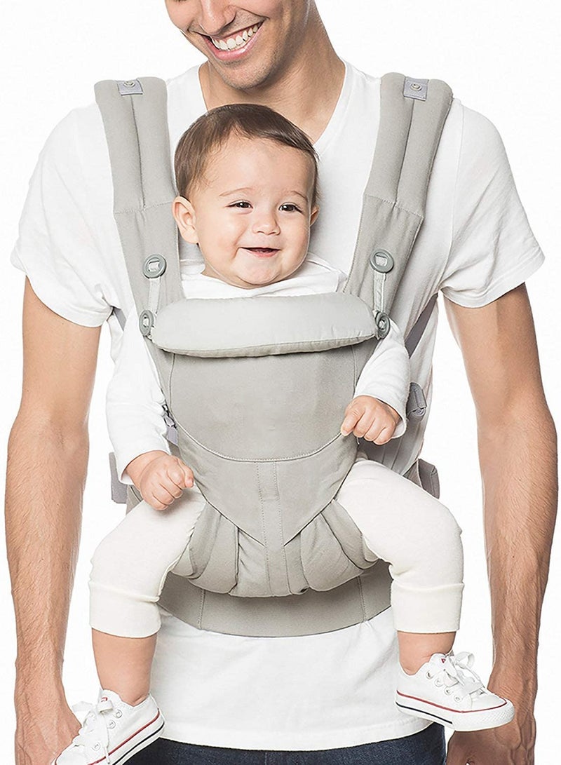 Baby Carrier, Ergonomic Baby Carrier with Hip Seat, Mesh Baby Carrier for All Seasons & Positions, Enhanced Lumbar Support & Airflow, Adjustable for Toddler 3.5 to 20 kg - Image 1