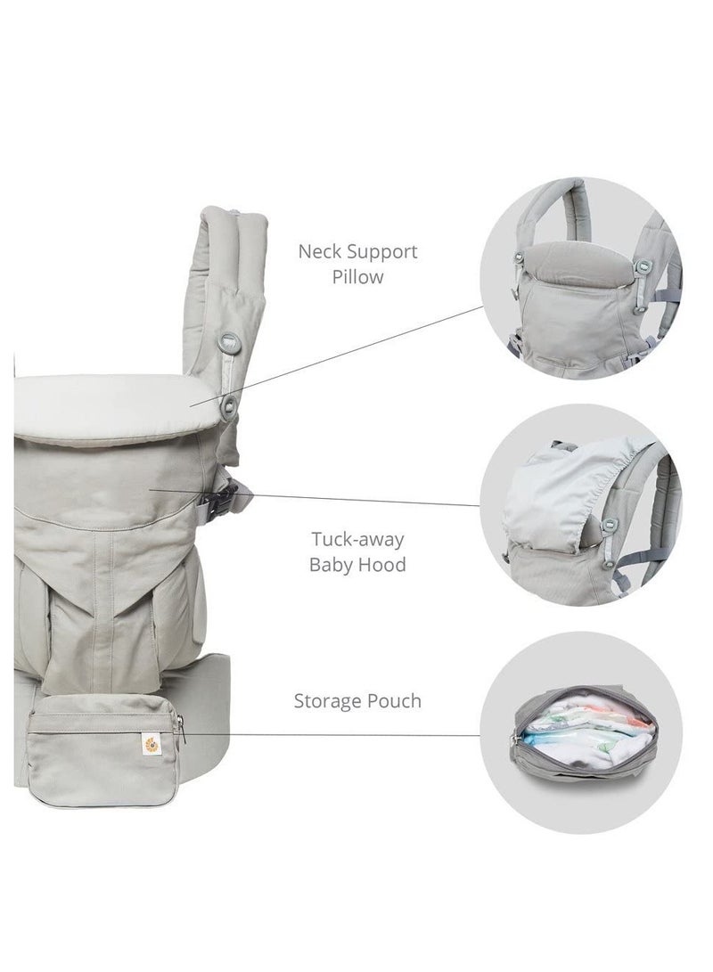 Baby Carrier, Ergonomic Baby Carrier with Hip Seat, Mesh Baby Carrier for All Seasons & Positions, Enhanced Lumbar Support & Airflow, Adjustable for Toddler 3.5 to 20 kg - Image 4