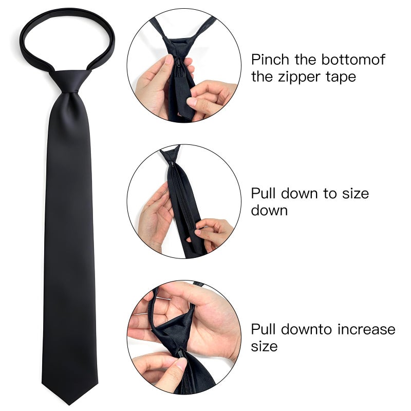 Asekonc 6 Pcs Agent Costume Secret Service Costume Set Spy Costume Accessories For Halloween Men Women Black Outfit - Image 3