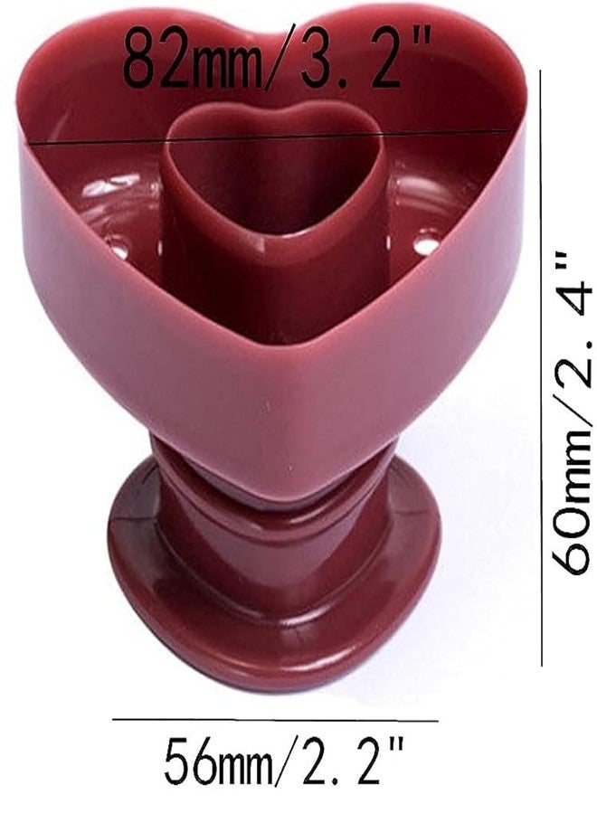 CHOCO DECOR Non-Stick Doughnut Cutter, Baking Tools/Heart Cakes Donut Mold, Simple Operation for Chocolate for Sugar Paste Heart Shape (Pack of 1) - Image 2