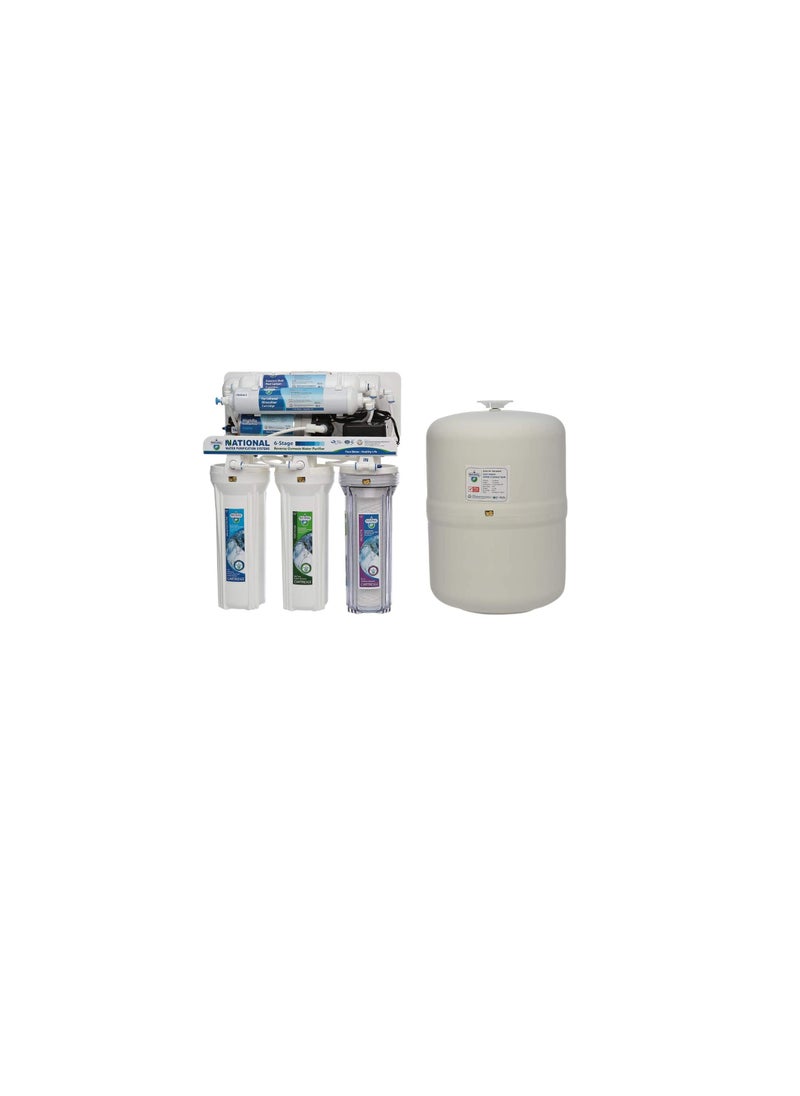 NATIONAL GREEN - National Green 75 GPD, 6 Stage RO with Mineralizer NE-RO6-75QF-AS-MN - Image 1