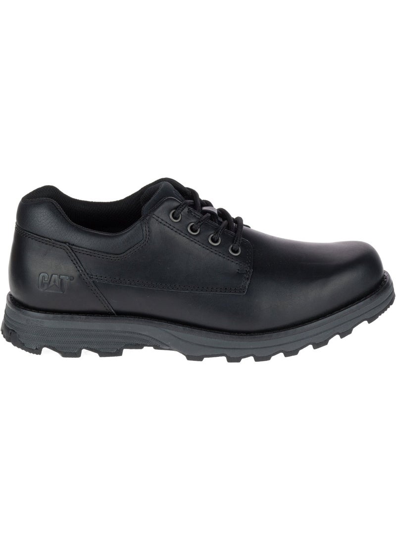 Caterpillar Summon Men's Leather Lace-Up Oxfords - Black - Image 1