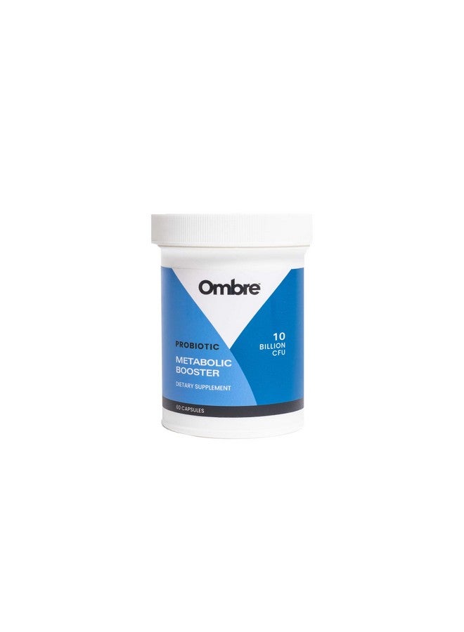 ombre Metabolic Booster Probiotic Daily Energy  Gut Health Supplement For Men And Women Supports Metabolism Digestion  Healthy Weight Management 10 Billion Cfu Shelfstable 30 Servings - Image 1