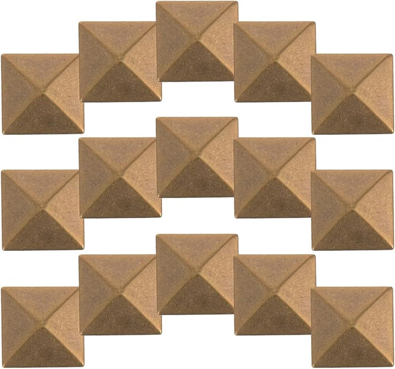 Metal Pyramid Flatback Rivets Studs for Leather Craft DIY Clothes Bags Decoration - Image 2