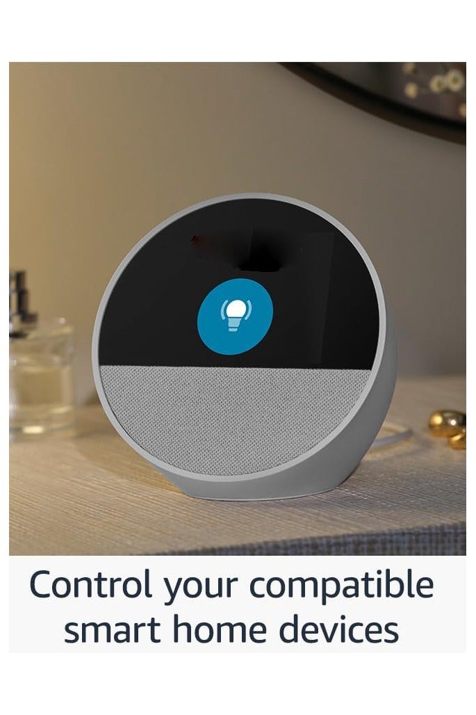 Amazon Ev Spot is a smart device with a vibrant Sonido and voice control with a beautiful screen, new release 2024 - Image 2