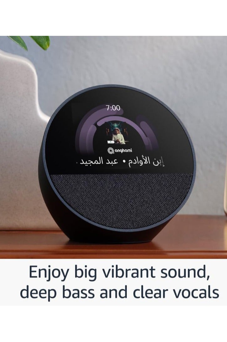Amazon Ev Spot is a smart device with a vibrant Sonido and voice control with a beautiful screen, new release 2024 - Image 3
