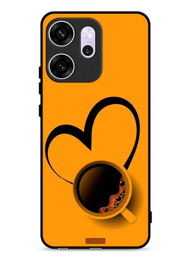 Tolwak Oppo Reno14 F Protective Case Cover Coffee Cup Art - Image 1