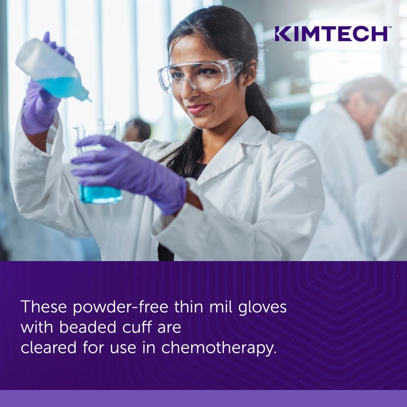 Kimtechâ„¢ Purple Nitrileâ„¢ Exam Gloves (55084), 5.9 Mil, Ambidextrous, 9.5â€, X-Large, 90 Nitrile Gloves/Box - Image 4