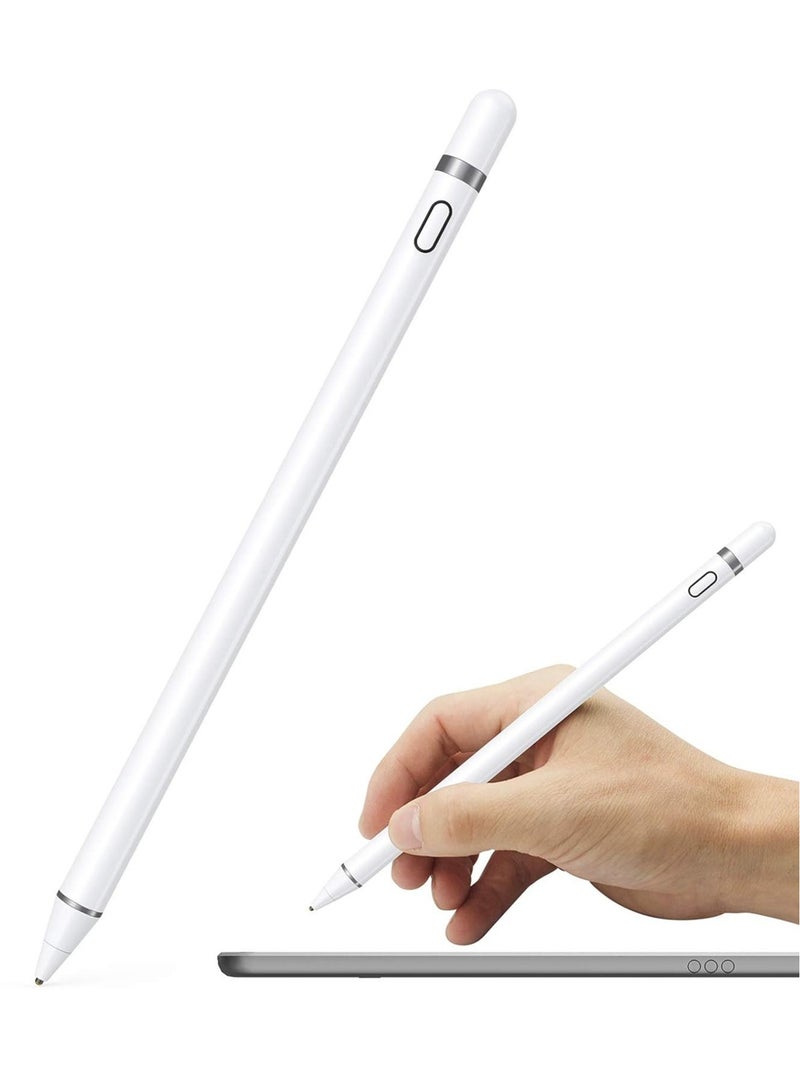 Active Stylus Pen Compatible for iOSAndroid Touch Screens, Pencil with Dual Touch Function,Rechargeable Stylus for iPad/iPad Pro/Air/Mini/iPhone/Cellphone/Samsung/Tablet DrawingWriting - Image 1