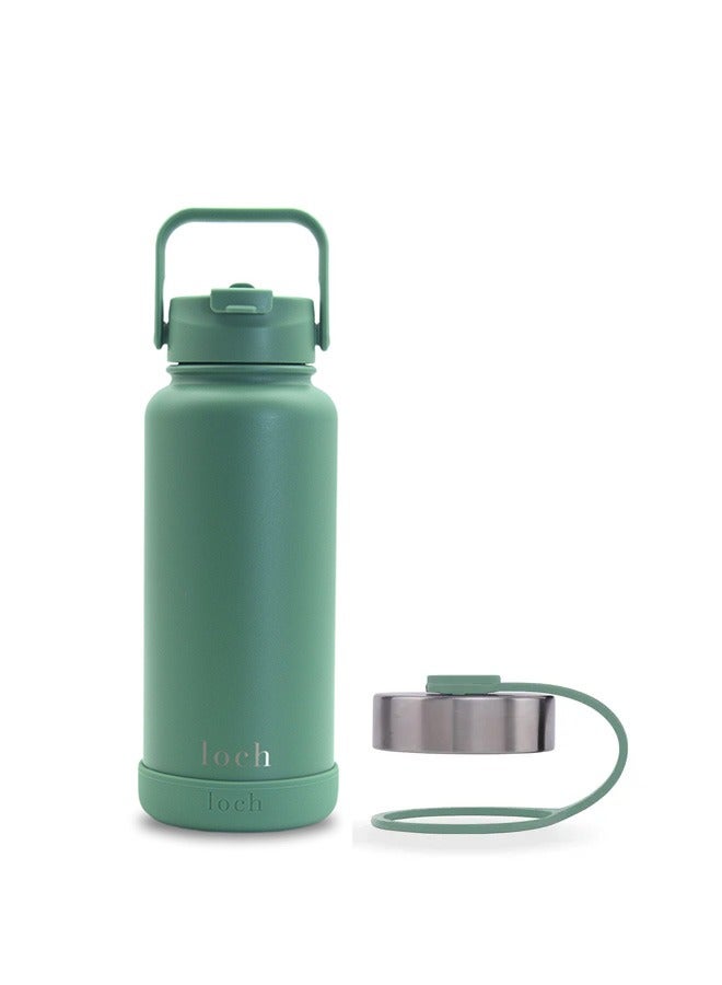 لوك زجاجة مونكروم 900 مل بلون أخضر محيطي - Image 2
