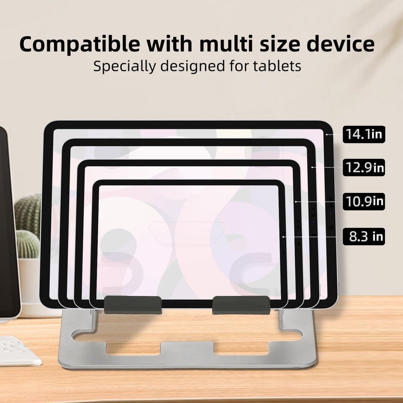Azonee Aluminum Adjustable Drawing Tablet Stand - Portable & 360° Rotating Holder for Tablets - Image 5