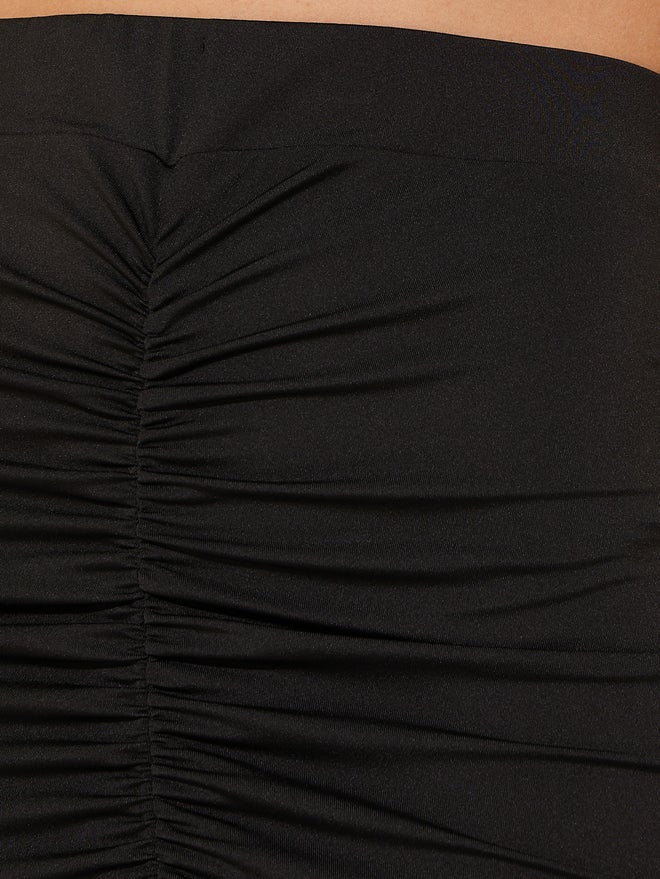 Take Two Solid Bodycon Fit Maxi Skirt - Image 4