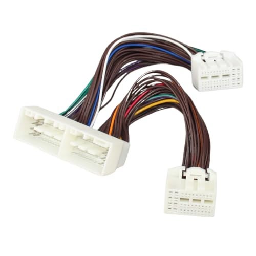 YONGJIANGXIA 70-7306 Male to Female Extension Wire Harness for New Kia Hyundai Factory Radio 2017-2022 Full Pins - Image 1