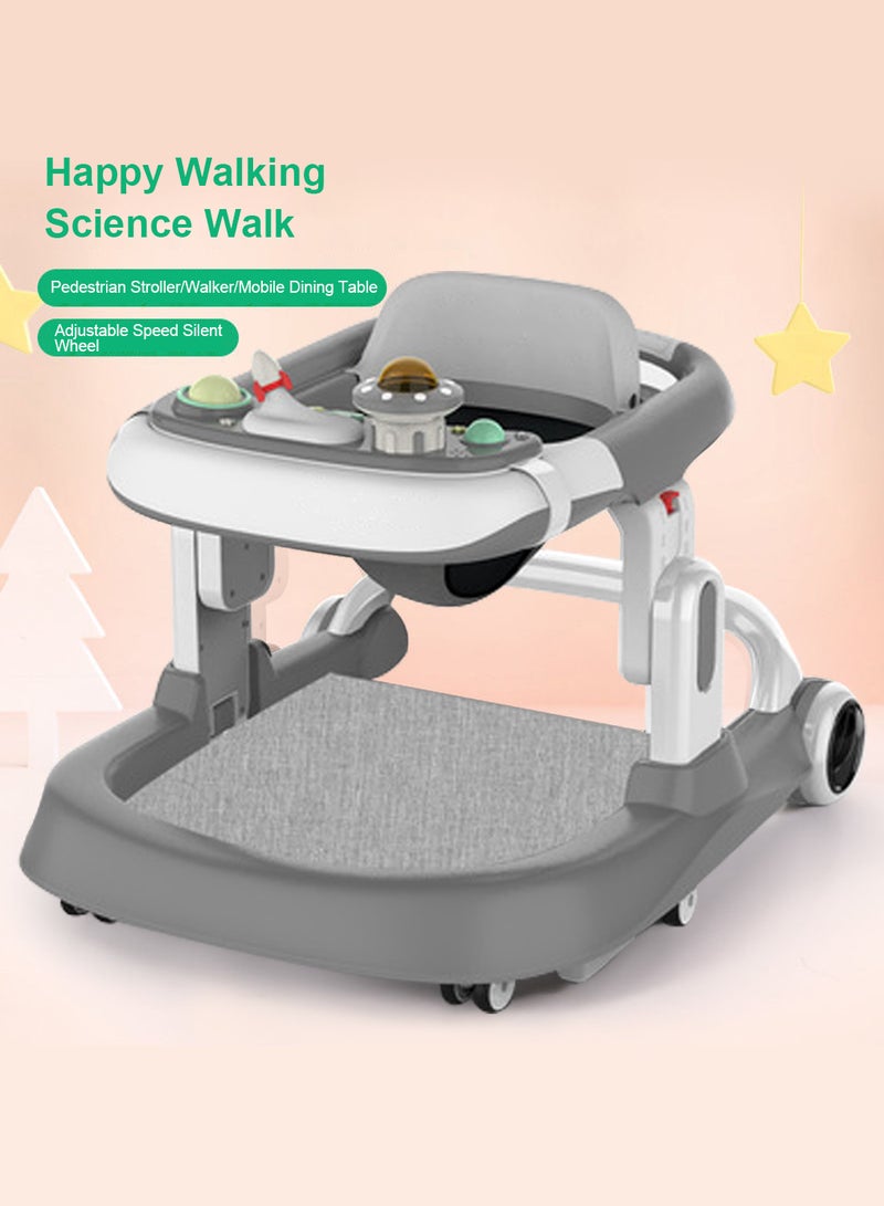 MaBaby Baby Stroller with O-Shaped Legs, Multifunctional Anti Fall and Anti Rollover Function, Girls and Boys Can Sit on a U-Shaped Stroller with Walking Aids - Image 2