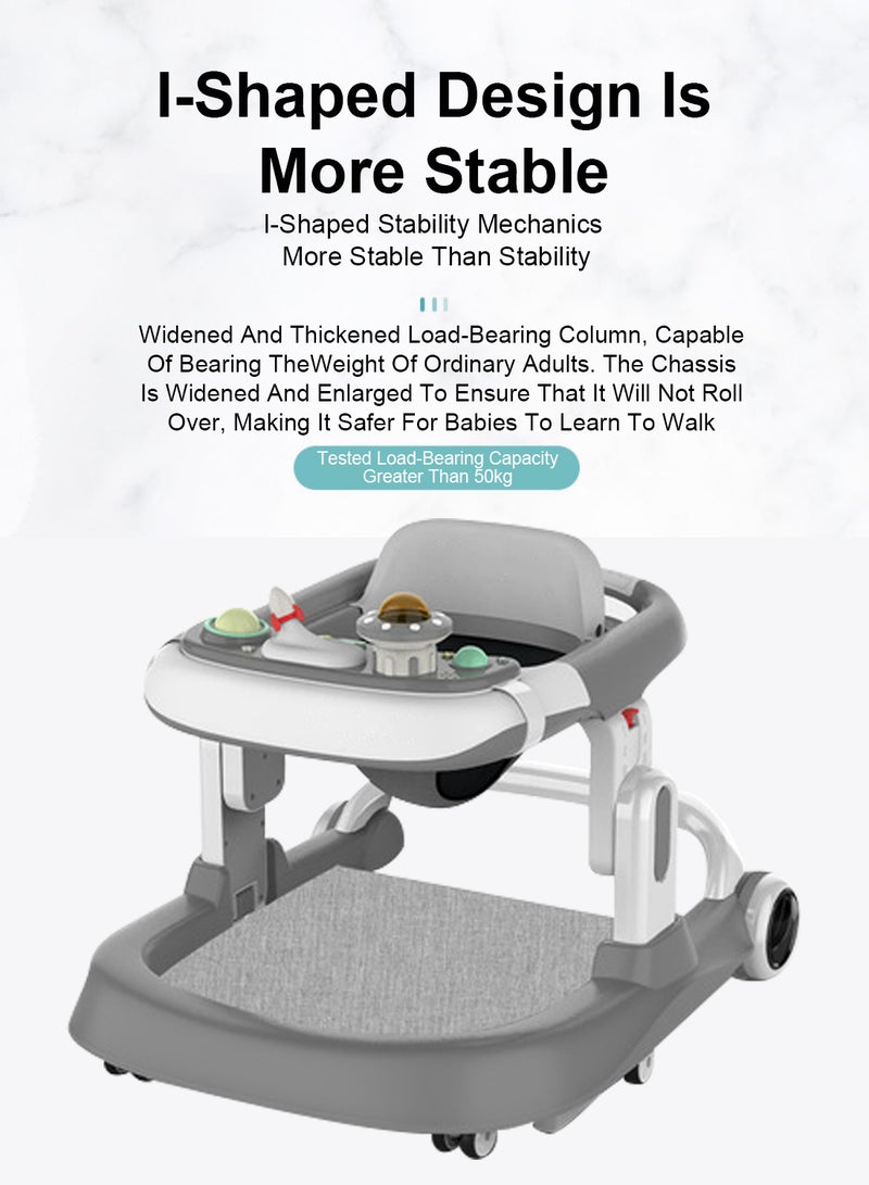 MaBaby Baby Stroller with O-Shaped Legs, Multifunctional Anti Fall and Anti Rollover Function, Girls and Boys Can Sit on a U-Shaped Stroller with Walking Aids - Image 5