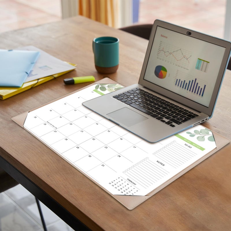 Adronix Desk Calendar 2026-2027 with Desk Mat â€“ 22" x 17" Large Desk Pad Calendar Runs from January 2026 to June 2027, Office Supplies Desktop Monthly Calendar for Home & Office - Image 4
