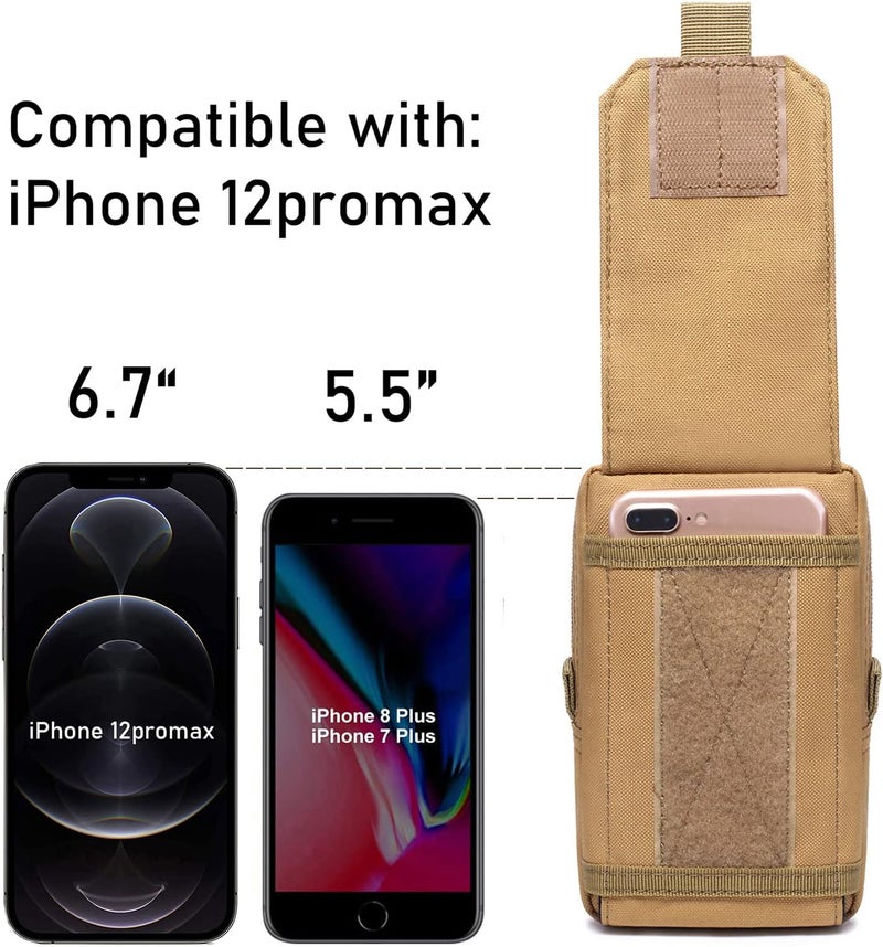 Atwilltap Tactical Molle EDC Pouch Cellphone Pouch Holder Utility Gadget Organizer Bag - Image 4