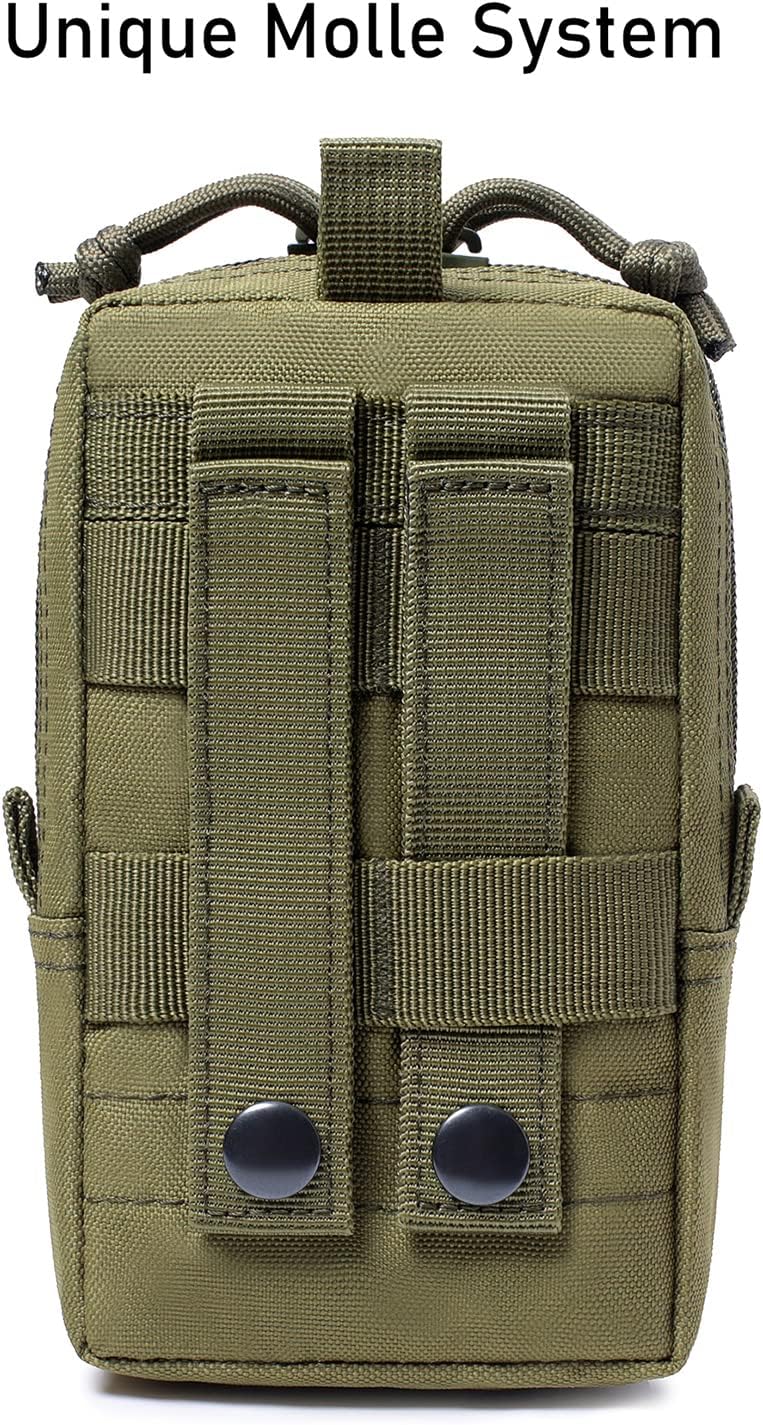 Atwilltap Tactical Molle EDC Pouch Cellphone Pouch Holder Utility Gadget Organizer Bag - Image 2