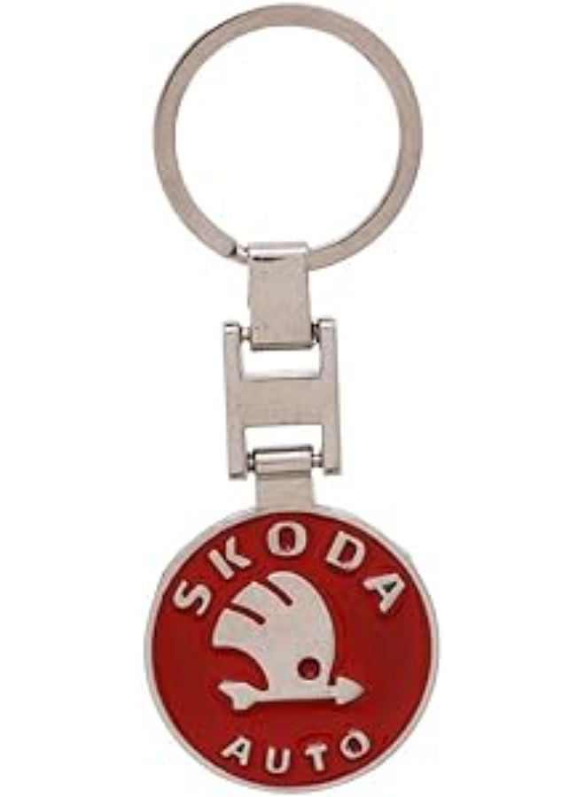 CGS Car Keychain with Skoda Logo