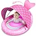 AMENON Baby Float with Canopy for Age 636 Months UPF50 Sun Protection 4 Stage Adjustable Canopy Dual Air Chambers Adjustable Safety Seat Inflatable Swim Pool Float for Baby Toddler - Image 3