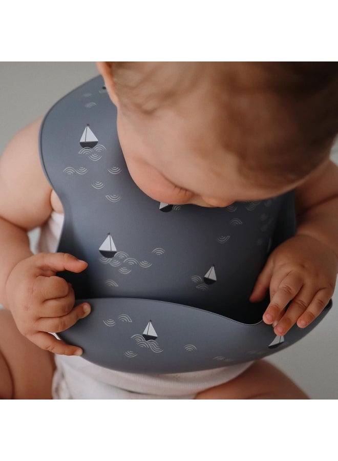 mushie مريلة سيليكون مشي قوارب - Image 3