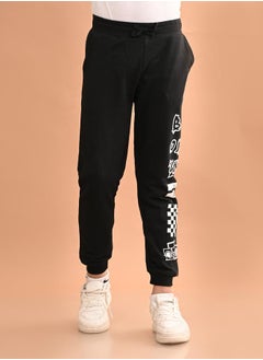 LILPICKS Graphic Prints Ankle Length Joggers by Styli  - Image 2