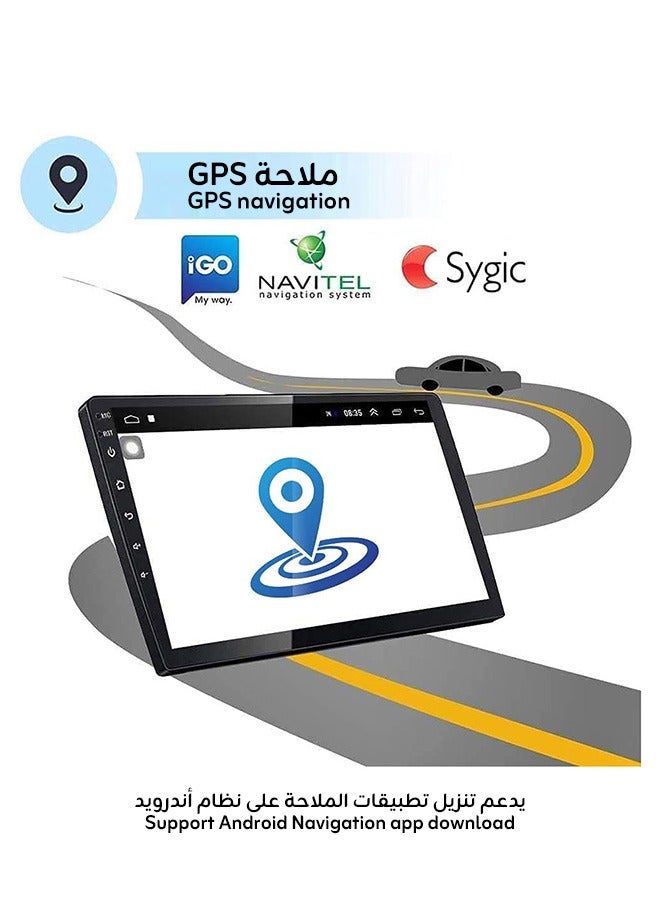 Car Stereo Android Double DIN 9 Inch Touchscreen Wireless CarPlay, Android Auto, Wireless Mirror Link | GPS Navigation Radio FM Radio WiFi/BT/USB Input