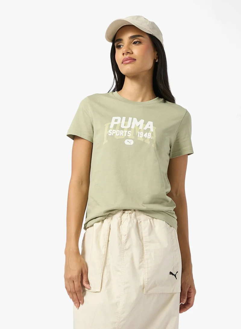 بوما تيشيرت جرافيك فارستي