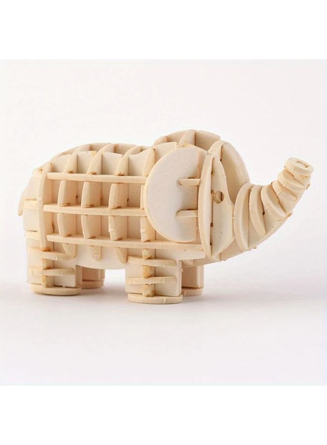 لغز ثلاثي الأبعاد فيل لعبة حيوان هواية DIY ديكور مكتب هدية للأطفال والكبار - Image 5