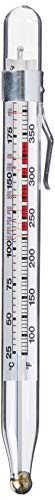 CDN Candy & Deep Fry Thermometer | 8" Durable Lab Glass | Non-Mercuric, Dual-Scale | 75–400°F Range | For Candy Stages, Deep Frying, Oil, Jelly, Sugar | Pot Clip Mount | TCF400 - Image 2