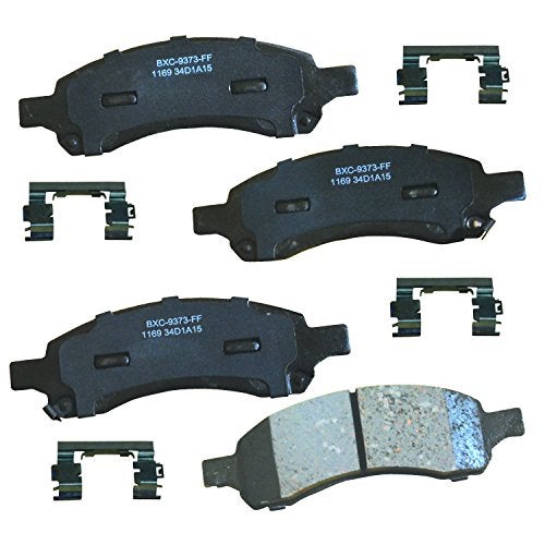 Bendix Premium SBC1169 Ceramic Front Brake Pads for Select Models Buick Rainier, Chevrolet Colorado, Trailblazer, Trailblazer EXT, GMC Canyon, Envoy, Envoy XL, Isuzu Ascender, Saab 9-7x - Image 1