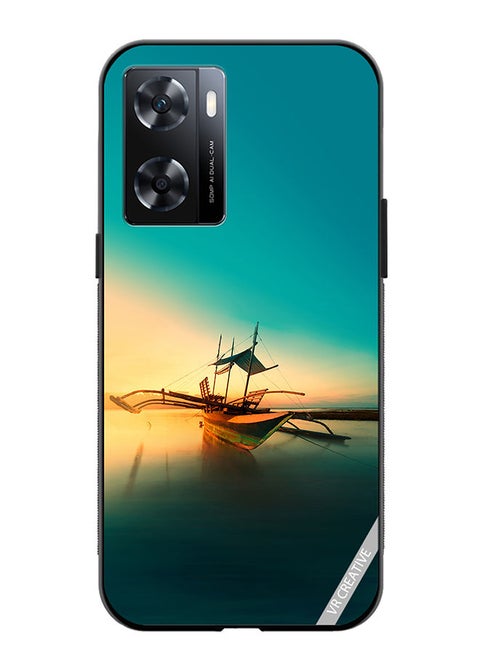 Protective Case Cover For OnePlus Nord N20 SE Boat On A Water Design Multicolour