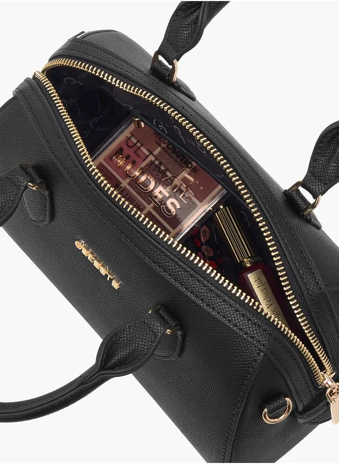 سيليست Women Textured Tote Bag with Double Handle and Detachable Strap