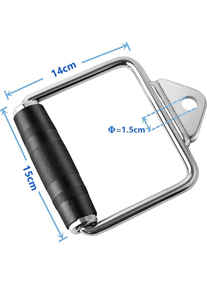 D Handle Cable Attachment - Cable Machine Handle Attachment, Lat Pull Down Attachment for Weight Workout, Home Gym Accessories for Cable Machine