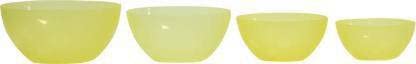 Bekner Plastic Mixing Bowl (Yellow, Pack of 4) - Image 2