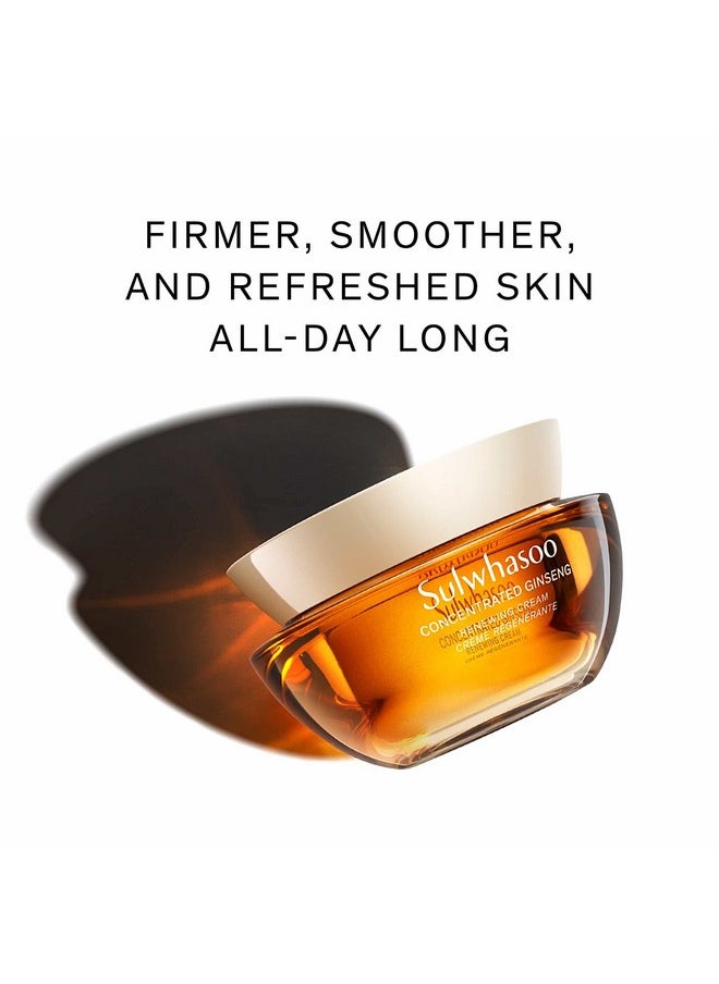 Sulwhasoo Concentrated Ginseng Renewing Cream - Korean Anti-Aging Skincare, Improves the Look of Wrinkles and Firmness, Ginseng, Peptides, and Squalane, Firming Cream - 0.33 fl. oz.