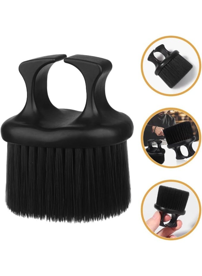 فرشاة لحية للرجال، فرشاة ناعمة لشعر الوجه والرقبة والشارب مع حلقة للأصابع، ملحقات حلاقة لصالونات التجميل والاستخدام المنزلي (قطعتان) - Image 4