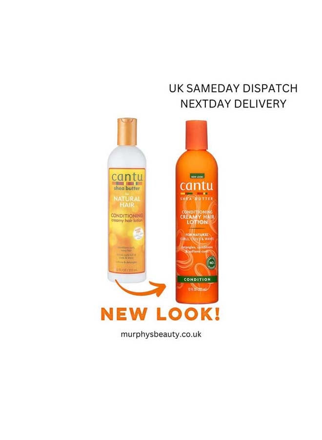 Cantu Natural Hair Conditioning Creamy Hair Lotion 355ml - Image 2