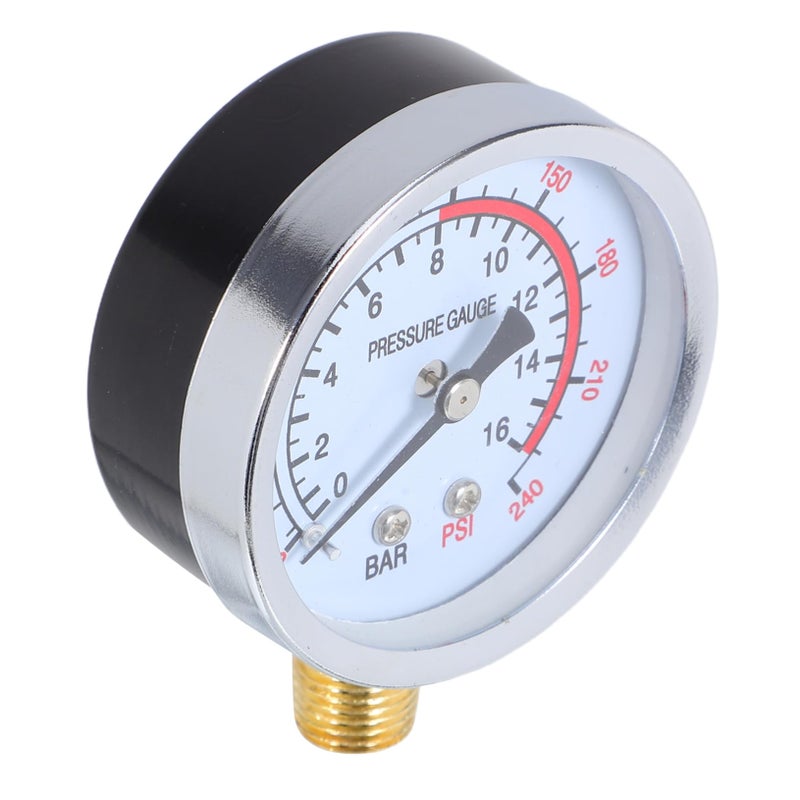Vertical Pressure Gauge with High Visibility Display for Industrial Air Compressor - Image 2