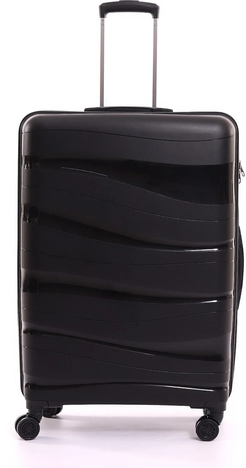 Esbuik Polypropylene Silicone Unbreakable Pp Suitcase Set of 3 (Cabin+Medium+Large Size)