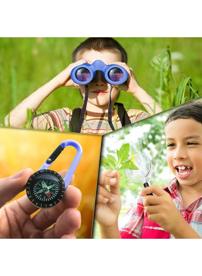 Promora Binoculars for Kids for Toddler - for Little Boys and Girls Extensive Set Incl. Magnifying Glass & Compass Powerful Magnification 8X21 3 to 12 Year Old Kids  - Image 3