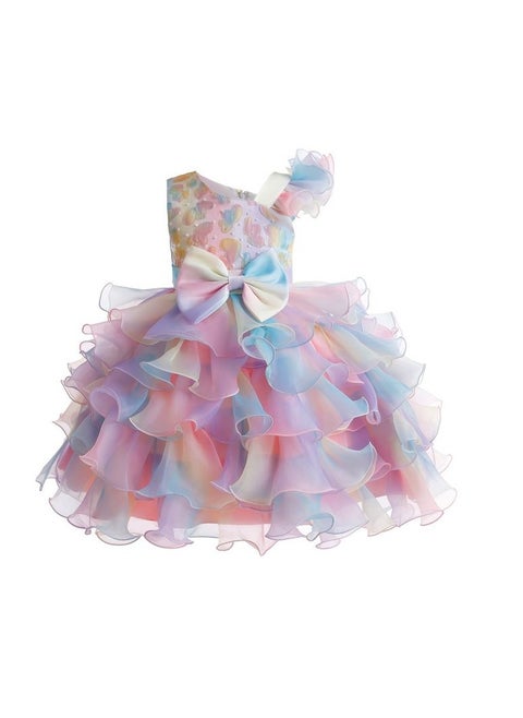 New Girls' Puffy Dress Birthday Dress Dress