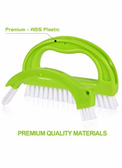 Excefore Grout Cleaner Brush  (4 in 1) Tile Cleaner Brush Supplies to Deep Clean Tile Lines, Detail Kitchen, Scrub Bathroom, Shower Home Detail and Grout Cleaner Brushes Set  - Image 2