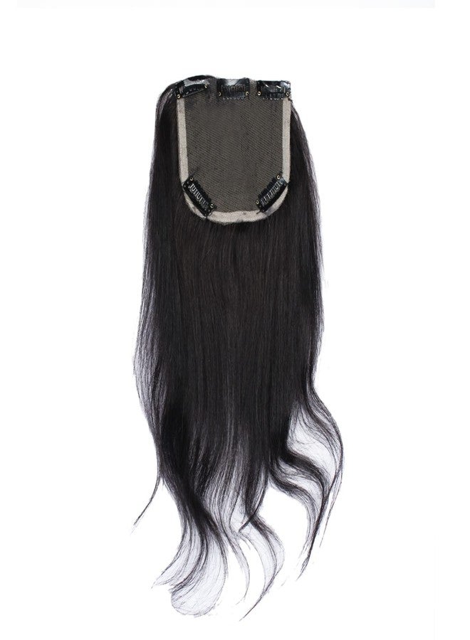 Kabello Human Hair Topper Lace Closure For Women (22 Inches, Black) - Image 4