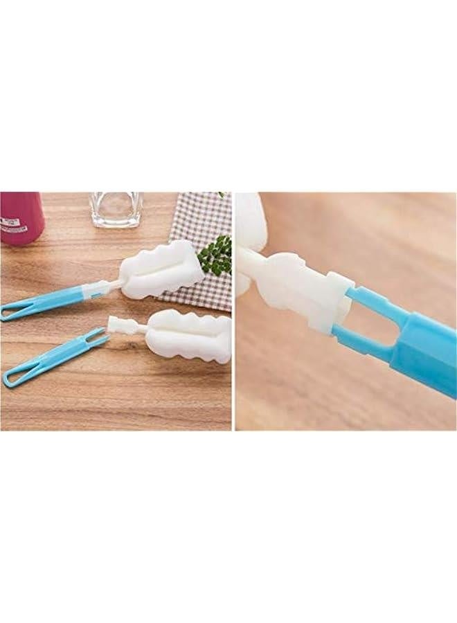 3 PCS Mr. Gentleman Cup Brush Long-Handled Sponge Cup Brush Creative Cleaning Utensils Bottle Brush Cup Brush - Image 3