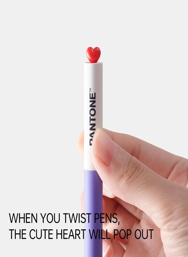 Kaco FIRST Gel Pens 2 Pieces with Black Ink, 0.5 mm Fine Point, Smooth Writing Experience, Aesthetic Cute Stationery for Journaling, Note Taking Pens (2002 True Red) - Image 3