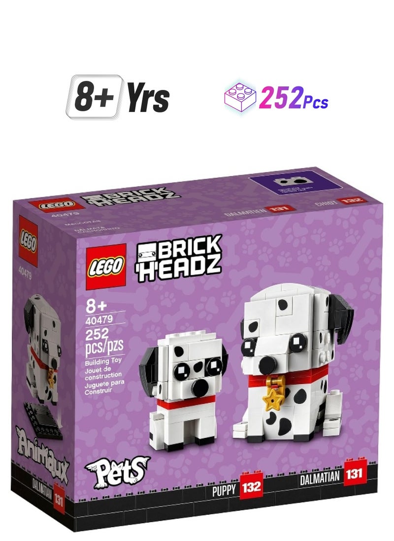 LEGO - LEGO BrickHeadz Pets 40479 Dalmatian Dog and Puppy Set - Image 1