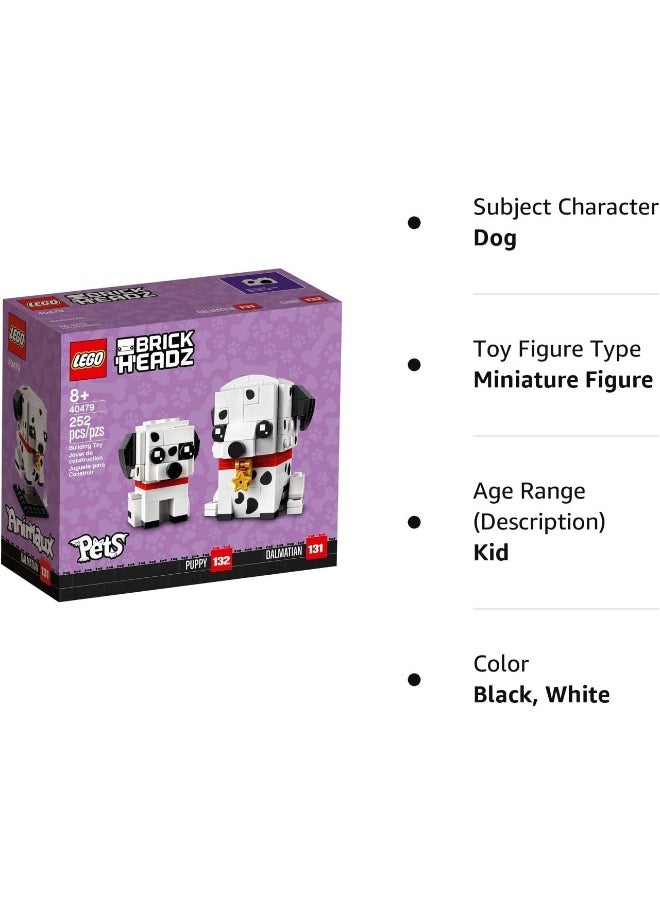 LEGO - LEGO BrickHeadz Pets 40479 Dalmatian Dog and Puppy Set - Image 1