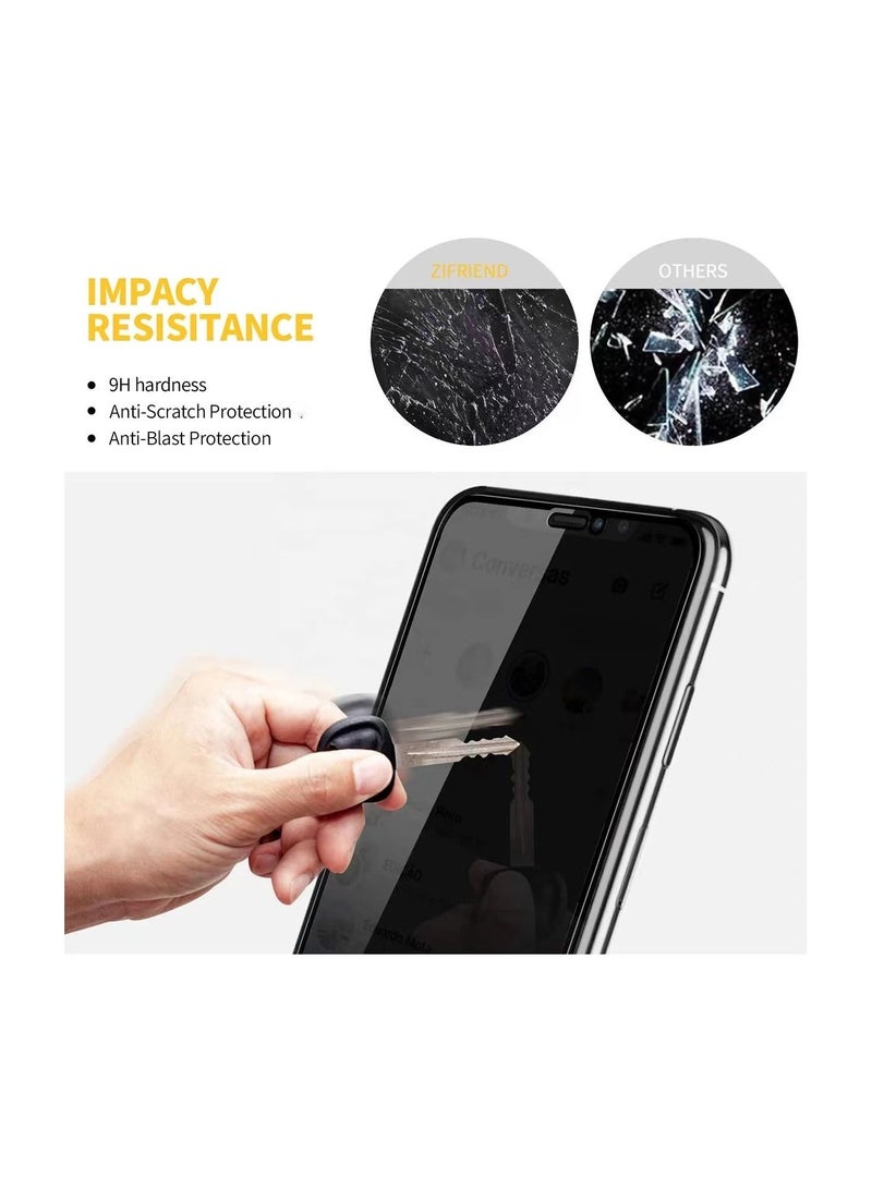 Rock Pow واقي شاشة كامل الخصوصية لهاتف iPhone 14 Pro Max مع زجاج مقوى بصلابة 9H مضاد للتجسس ذاتي اللصق مضاد للخدش خالٍ من الفقاعات ومضاد لبصمات الأصابع مقاس 6.7 بوصة - Image 5